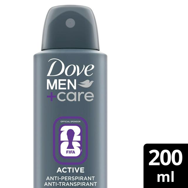 Dove Men+Care 200ml Active Antiperspirant Aerosol Deodorant Spray, FIFA Limited Collection - gallery image 1