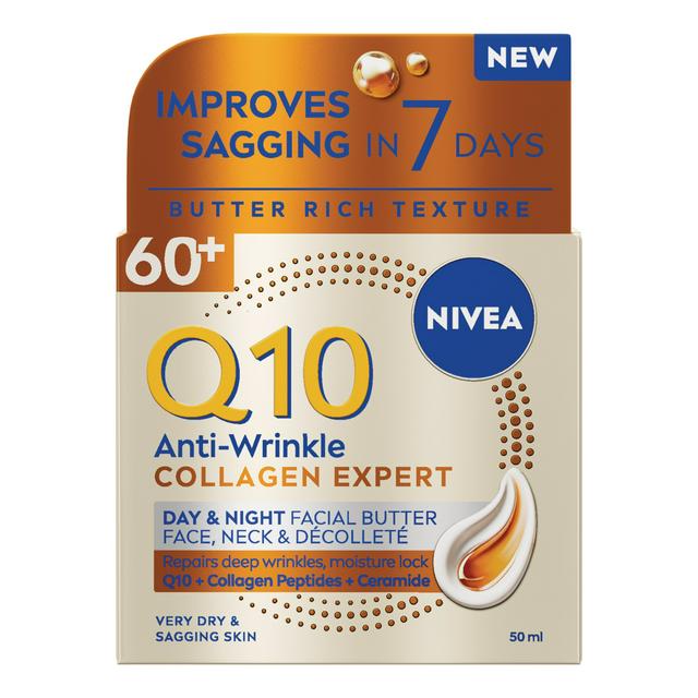 Nivea Q10 Anti-Wrinkle Collagen Expert Day and Night Facial Butter  50ML