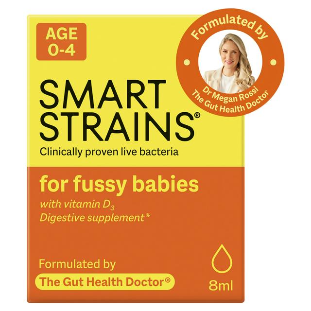 Smart Strains 8ml Baby Probiotic Drops with Vitamin D3, Immune & Digestive Support for Infants & Toddlers - gallery image 1