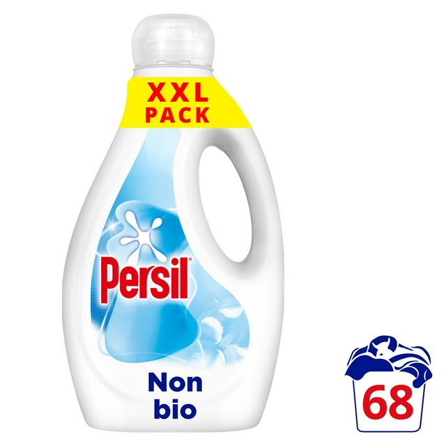 Persil 68 Washes Non Bio Laundry Washing Liquid Detergent 1.836L - gallery image 1