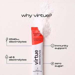 Virtue 12 x 4.8g Strawberry Lemonade Electrolytes Hydration Sachets - gallery image 2