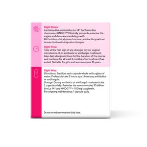Smart Strains 30 Day Supplement for Women’s Vaginal & Intimate Health Probiotic Capsules - gallery image 2