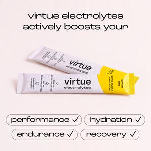Virtue 12 x 5g Lemon Lime Electrolytes Hydration Sachets - gallery image 3