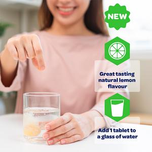 Bioglan Biotic Balance 20 x Lemon Flavour Gut Fizz Effervescent Tablets - gallery image 3