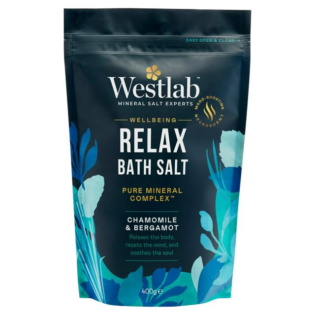 Westlab 400g Chamomile & Bergamot Wellbeing Relax Bath Salt