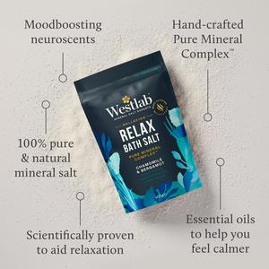 Westlab 400g Chamomile & Bergamot Wellbeing Relax Bath Salt - gallery image 2
