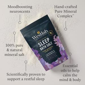 Westlab 400g Lavender & Cedarwood Sleep Wellbeing Bath Salt - gallery image 2