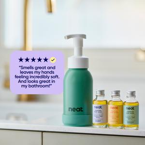 Neat. 300ml Sage Refillable Foaming Hand Wash Dispenser - gallery image 3