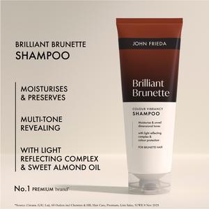 John Frieda 250ml Brilliant Brunette Colour Vibrancy Shampoo - gallery image 3