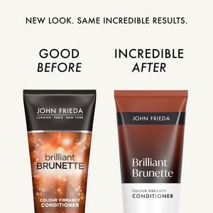 John Frieda 250ml Brilliant Brunette Colour Vibrancy Conditioner - gallery image 2