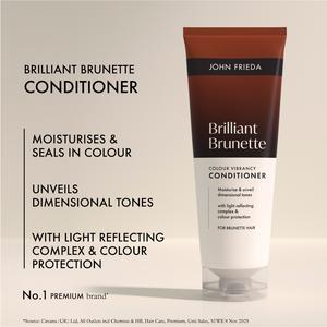 John Frieda 250ml Brilliant Brunette Colour Vibrancy Conditioner - gallery image 3