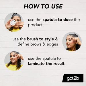 Schwarzkopf Got2b 12g Glued Eyebrow Lift Wax - gallery image 5