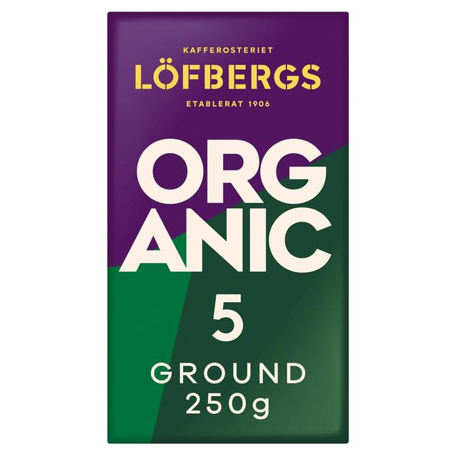 Lofbergs Organic 100% Arabica Ground Coffee 250g