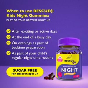 Bach Rescue 30 x Raspberry Flavour Night Kids Gummies - gallery image 2