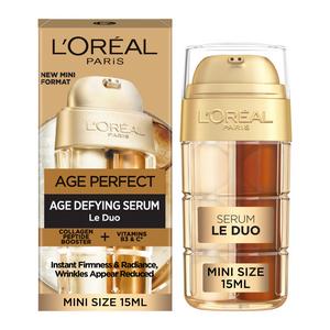 L'Oréal Paris Age Perfect Skin 15ml Le Duo Age Defying Mini Size Serum - gallery image 2
