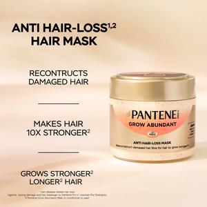 Pantene Base 300ml Grow Abundant Anti Hair Loss for Damaged Hair Makes Hair 10X Stronger Mask - gallery image 4