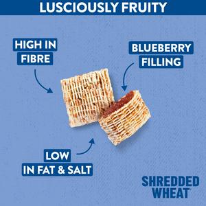 Nestle Shredded Wheat 450g Bitesize Blueberry Wheats Breakfast Cereal - gallery image 3