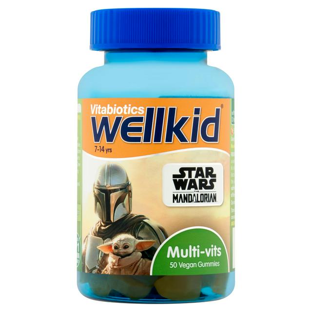 wellkid 50 x Multi-Vits 7 to 14 Years Vegan Gummies