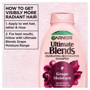 Garnier Ultra Doux Grape Moisture 300ml Ultimate Blends Shampoo - gallery image 4