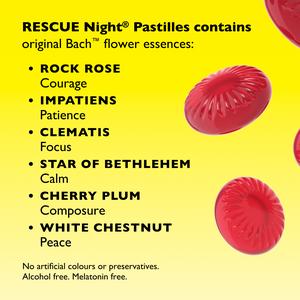 Bach Rescue Blackcurrant Flavour Night Soothing Pastilles - gallery image 3