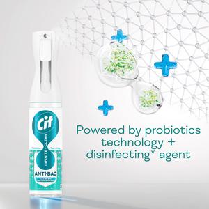 Cif 280ml Infinite Clean Antibacterial Cleaner Refill Lemon & Aloe Vera - gallery image 6