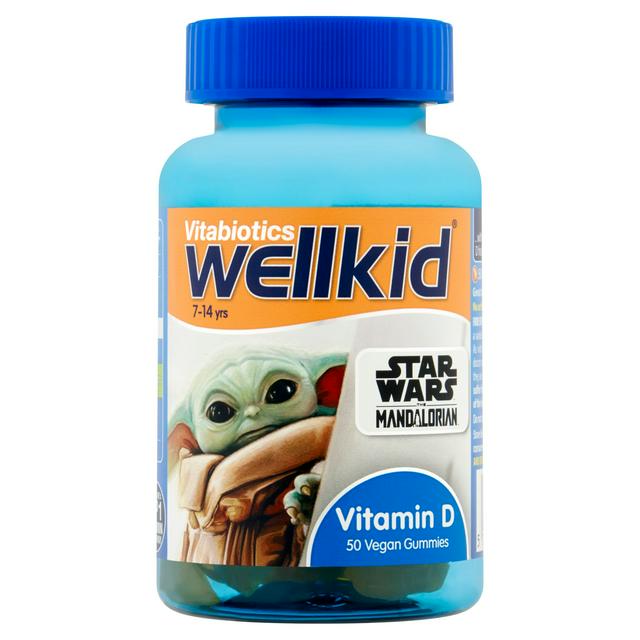 wellkid 50 x Vitamin D 7 to 14 Years Vegan Gummies