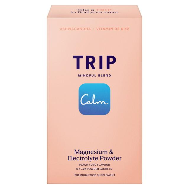 トシ　electrolyte Trip 6 x Peach Yuzu Magnesium & Electrolyte Powder Sachets