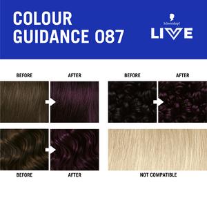 Schwarzkopf 087 Mystic Violet Live Intense Colour Permanent Hair Dye - gallery image 4