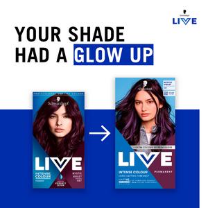 Schwarzkopf 087 Mystic Violet Live Intense Colour Permanent Hair Dye - gallery image 5