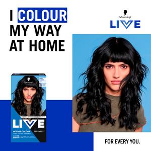 Schwarzkopf 099 Deep Black Live Intense Colour Permanent Hair Dye - gallery image 5