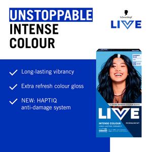 Schwarzkopf 090 Cosmic Blue Live Intense Colour Permanent Hair Dye - gallery image 3