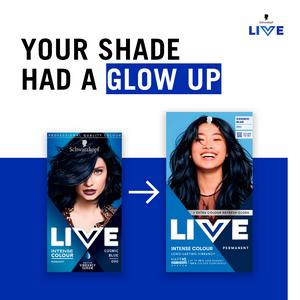 Schwarzkopf 090 Cosmic Blue Live Intense Colour Permanent Hair Dye - gallery image 5