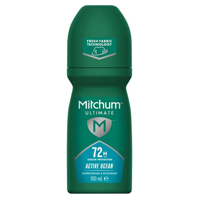 Mitchum 100ml Ultimate Active Ocean Antiperspirant Roll On Deodorant - gallery image 1