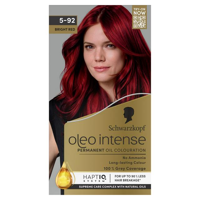 Schwarzkopf Oleo Intense Oil Colouration 5-92 Bright Red Permanent Hair Dye - gallery image 1