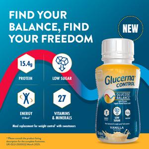 Glucerna Control 220ml Vanilla Flavour Shake - gallery image 4