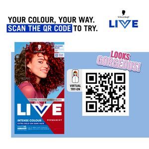 Schwarzkopf Live Intense Colour L68 Volcanic Blaze Permanent Hair Dye - gallery image 4
