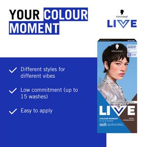 Schwarzkopf Live Colour Moment 10 Charcoal Brunette Semi Permanent Hair Dye - gallery image 2