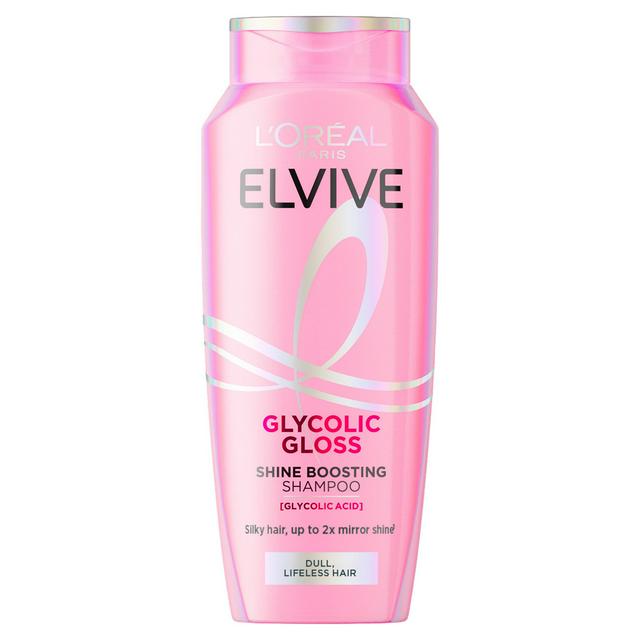 L’Oréal Paris Elvive Glycolic Gloss 250ml Dull Hair Shine Boosting Shampoo - gallery image 1