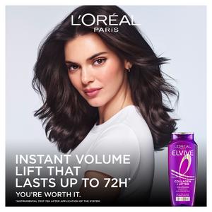 L'Oréal Paris Elvive Collagen + Lifter 250ml Flat Hair Volumising Shampoo - gallery image 2