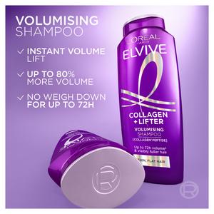 L'Oréal Paris Elvive Collagen + Lifter 250ml Flat Hair Volumising Shampoo - gallery image 3