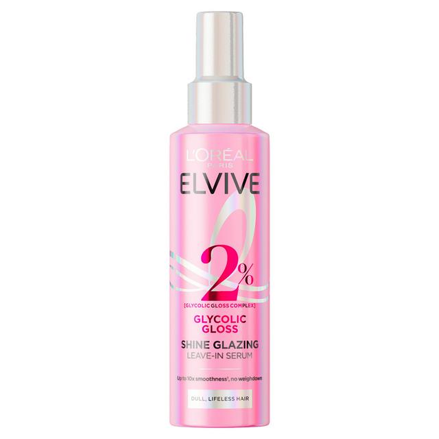 L'Oréal Paris Elvive Glycolic Gloss Shine Glazing Leave-In Serum for Dull Hair 150ml
