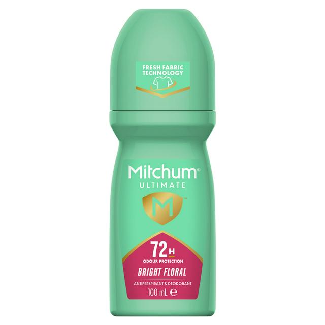 Mitchum 100ml Ultimate Bright Floral & Antiperspirant Roll on Deodorant - gallery image 1