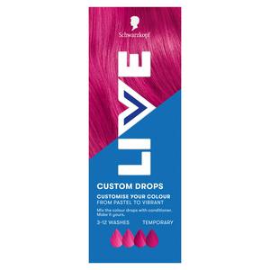 Schwarzkopf Petal Pink Live Custom Drops Temporary Hair Dye