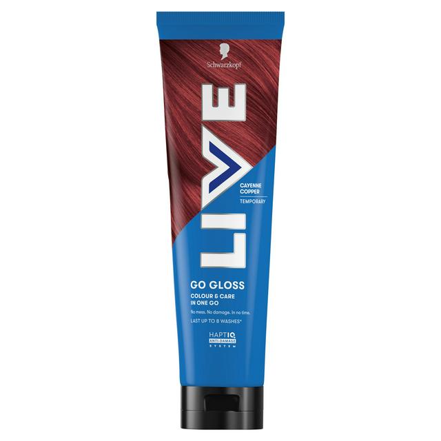 Schwarzkopf Live Go Gloss 150ml Cayenne Copper Colour & Shine Hair Gloss - gallery image 1