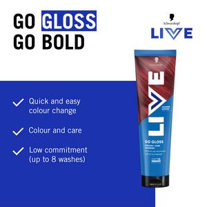 Schwarzkopf Live Go Gloss 150ml Cayenne Copper Colour & Shine Hair Gloss - gallery image 2