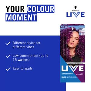 Schwarzkopf 094 Purple Punk Live Colour Moment Semi Permanent Hair Dye - gallery image 2