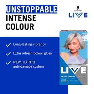 Schwarzkopf U71 Metallic Silver Live Intense Colour Permanent Hair Dye - gallery image 3