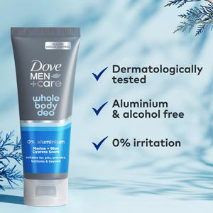 Dove Men+Care 75ml Marine & Blue Cypress Whole Body Deodorant Cream - gallery image 3