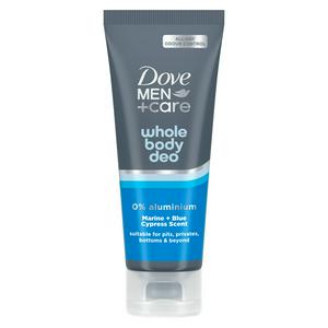 Dove Men+Care 75ml Marine & Blue Cypress Whole Body Deodorant Cream