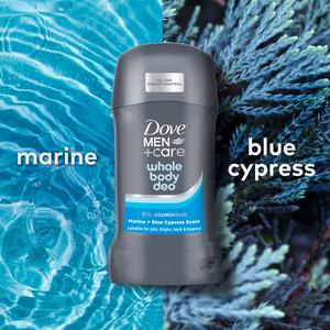 Dove Men+Care 50ml Marine & Blue Cypress Whole Body Deodorant Stick - gallery image 2
